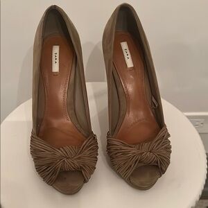 Zara Tan Heels